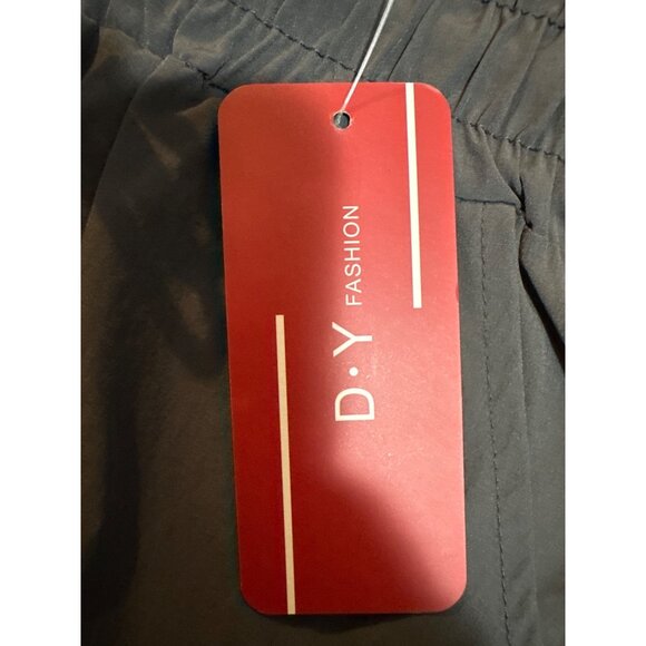 Mens Gray Lightweight Jogger Pants With Elastic Waistband & Drawstring By Bella - Picture 7 of 7